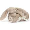 Couverture bébé Bashful Lapin beige (70 cm) - Jellycat