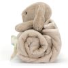 Couverture bébé Bashful Lapin beige (70 cm)  par Jellycat