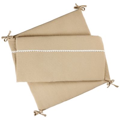 Tour de lit Fanfan en gaze de coton (pour lits 60 x 120 et 70 x 140 cm) Nattou