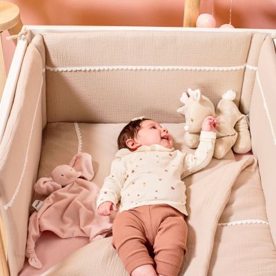 Tour de lit Fanfan en gaze de coton (pour lits 60 x 120 et 70 x 140 cm)