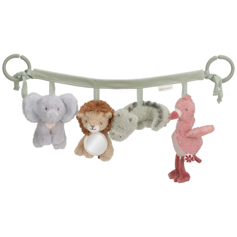 Chaîne d'activités pour poussette Safari Friends Little Dutch Produit 1