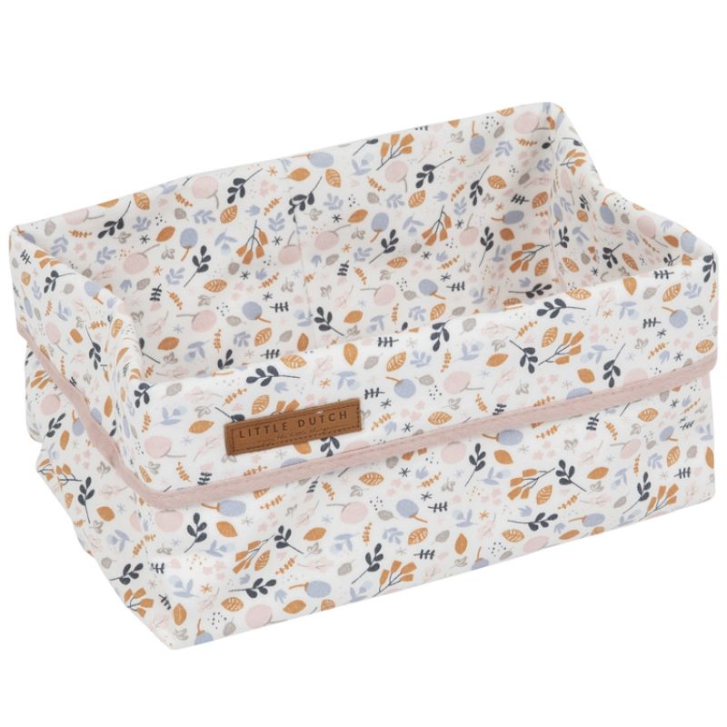Panier de toilette Spring flowers (25 x 15 cm) Little Dutch