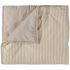 Couverture matelassée Faro Rayé Ambre (100 x 140 cm) - Kadolis Couverture matelassée Faro Rayé Ambre (100 x 140 cm) - Kadolis
