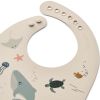 Lot de 2 bavoirs Tilda Sea Creature Sandy  par Liewood