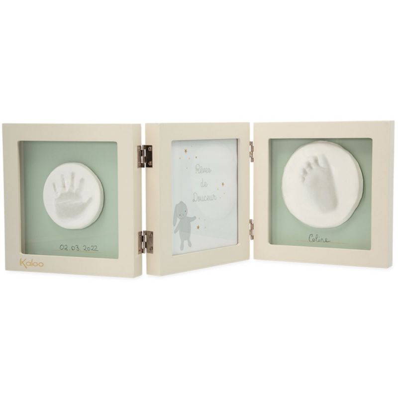 Mon cadre photo et empreintes Rêves de douceur (17 x 51 cm) - Reconditionné Kaloo Produit 1