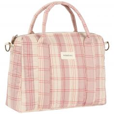 Sac pour poussette Stories Édition limitée Powder red checks - Nobodinoz