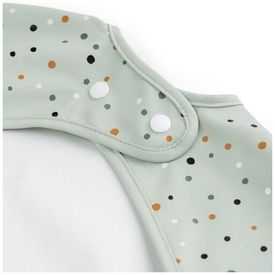 Done By Deer - Bavoir à Manches Longues Avec Poche, Imperméable, Réglable - Imprimé Baleine Wally