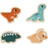 Lot de 4 puzzles évolutifs Dino (14 pièces) - Janod 