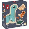 Lot de 4 puzzles évolutifs Dino (14 pièces)  par Janod 