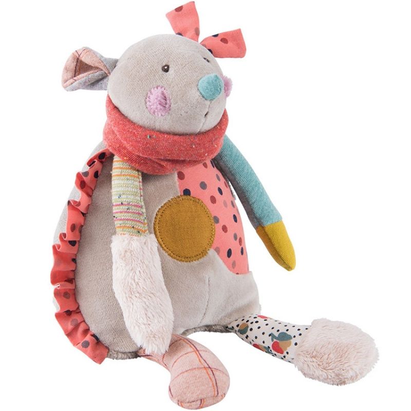 Peluche musicale souris Les Jolis trop beaux (28 cm) Moulin Roty