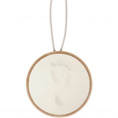 Médaillon empreinte en bois - Petit Artichaut