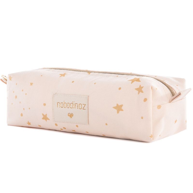Trousse scolaire Too cool Gold Stella rose Nobodinoz