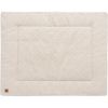 Tapis de jeu Check Knit Oatmeal (75 x 95 cm) - Jollein