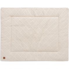 Tapis de jeu Check Knit Oatmeal (75 x 95 cm) - Jollein