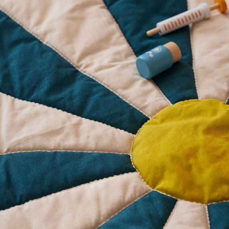 Tapis de jeu Circus Bleu (112 cm) Kid's Concept Ambiance 7