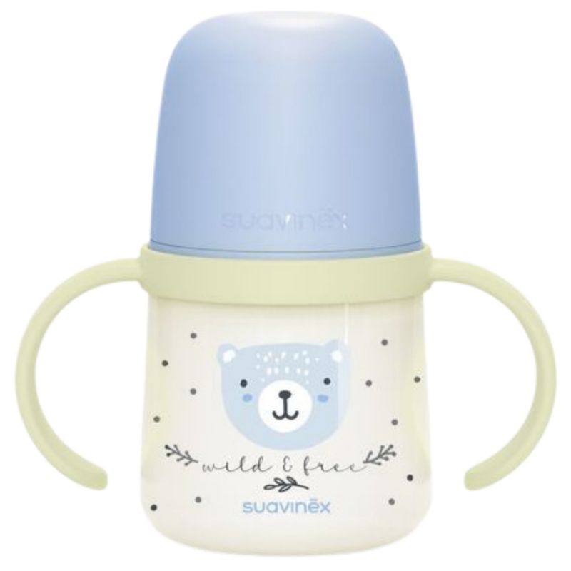 Biberon d'apprentissage Wild&Free Night and Day Bleu (150Ml) Suavinex Produit 3
