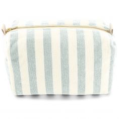 Trousse de toilette Vic éponge rayée blue cloud - Rose in April