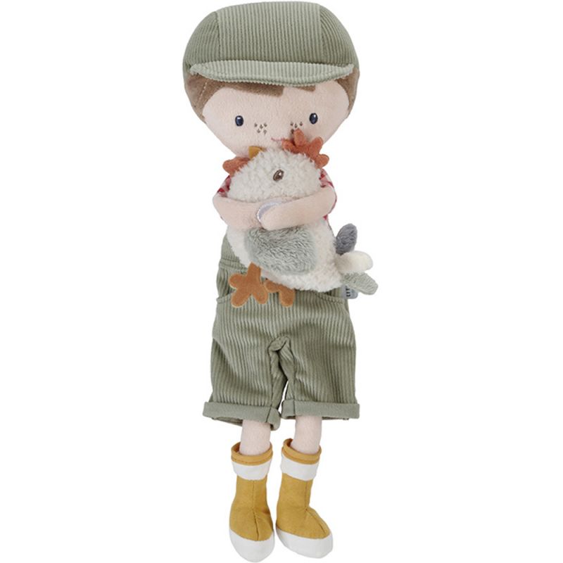 Poupée Jim ferme avec poule (35 cm) - Reconditionné Little Dutch Produit 3
