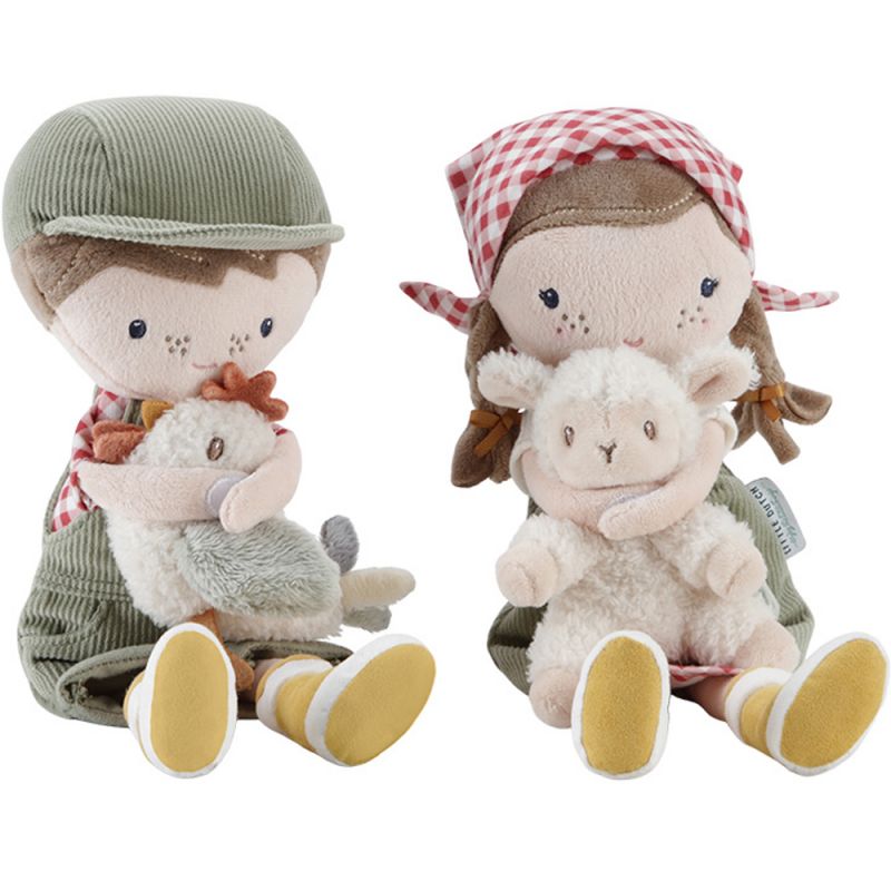 Poupée Jim ferme avec poule (35 cm) - Reconditionné Little Dutch Produit 4