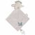Variation Ecru, vert d'eau du produit Doudou attache sucette Animals Laurel de la marque Baby's Only