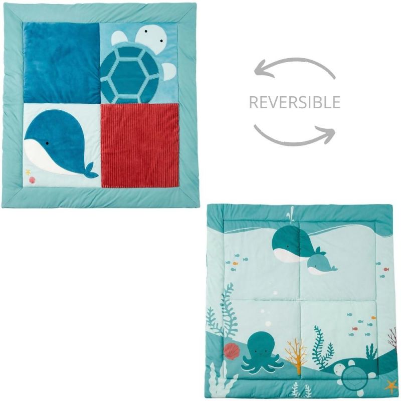 Tapis de jeu réversible Océan Little Big Friends