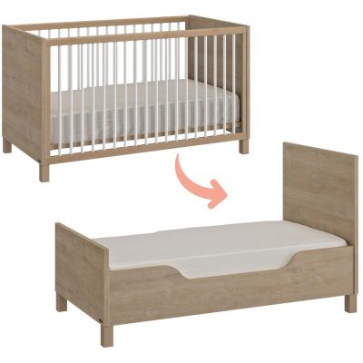 Lit bébé évolutif 70x140 cm avec 2 pans de transformation Achille Galipette