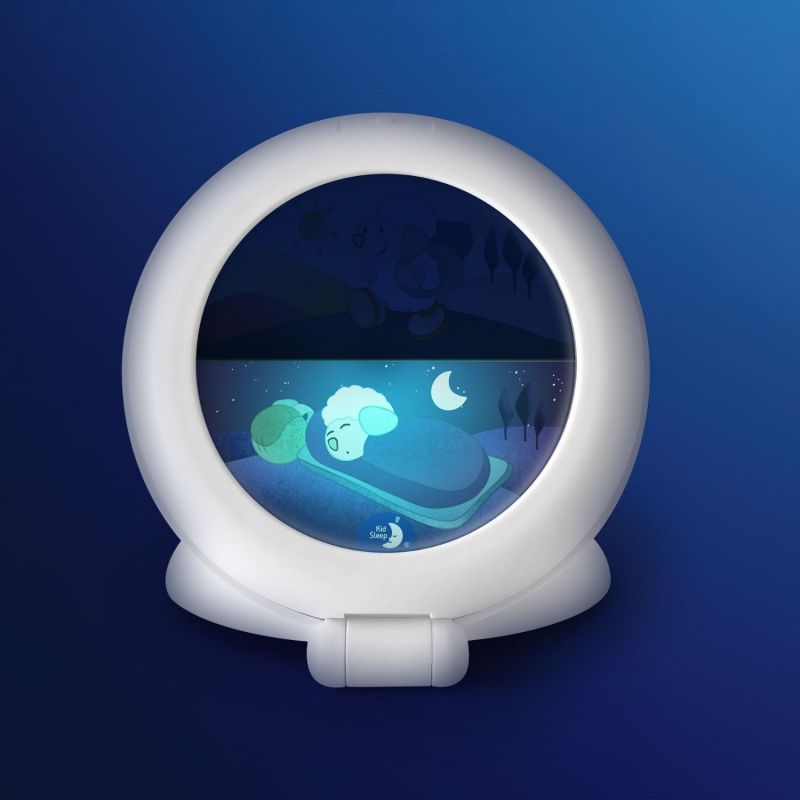 Veilleuse indicateur de réveil Kid'Sleep Globetrotter blanc - Reconditionné Pabobo Produit 6