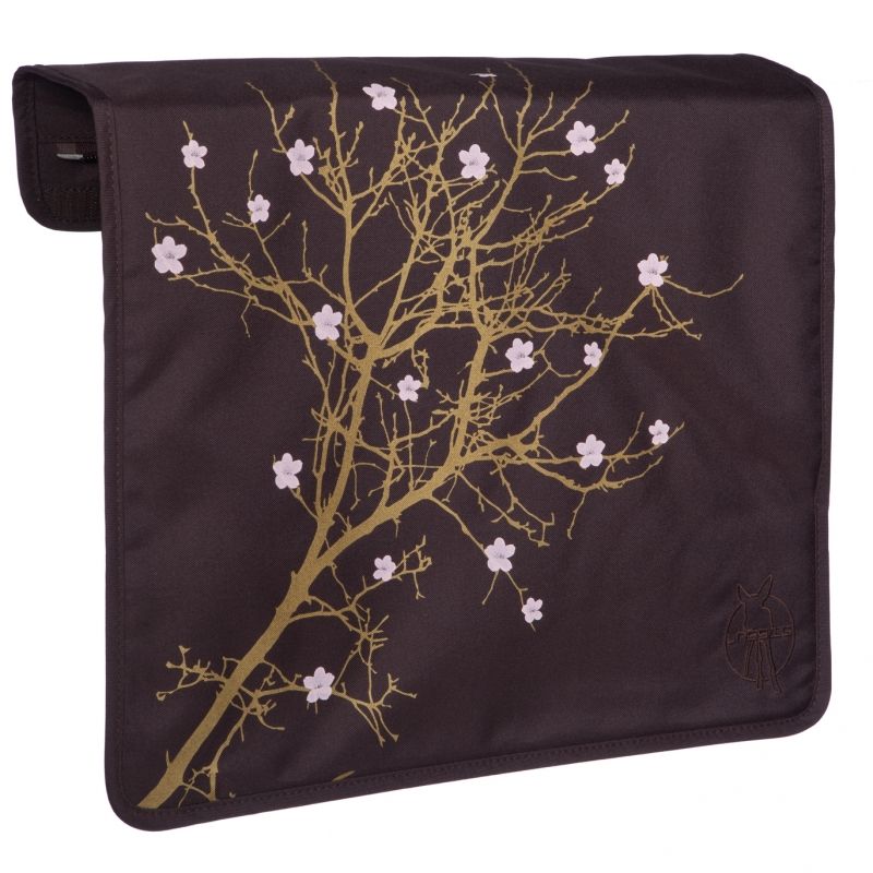 Rabat interchangeable Blossom choco pour sac à langer Mallette Lässig