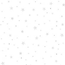 Papier peint intissé Stardust étoiles grises (10 m)  par Lilipinso