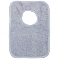 Bavoir passe tête en éponge Gris - Trois Kilos Sept