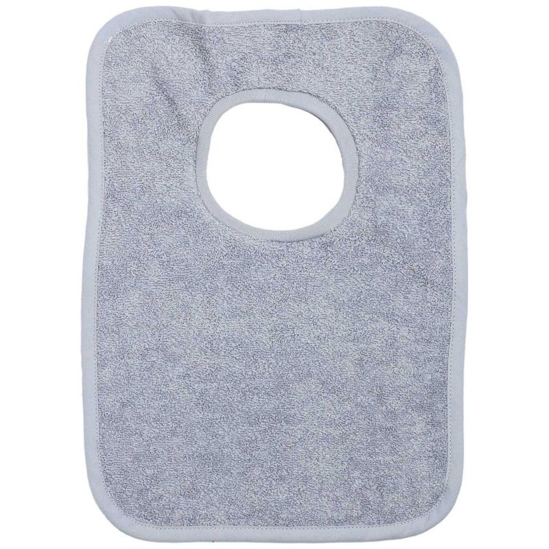 Bavoir passe tête en éponge Gris Trois Kilos Sept Produit 1