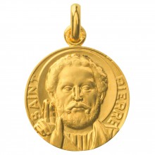 Médaille Saint Pierre recto/verso (or jaune 750°)  par Monnaie de Paris