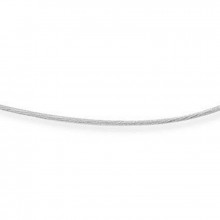 Collier câble 40 cm (or blanc 750°)  par Berceau magique bijoux