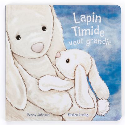 Livre Lapin timide veut grandir Jellycat