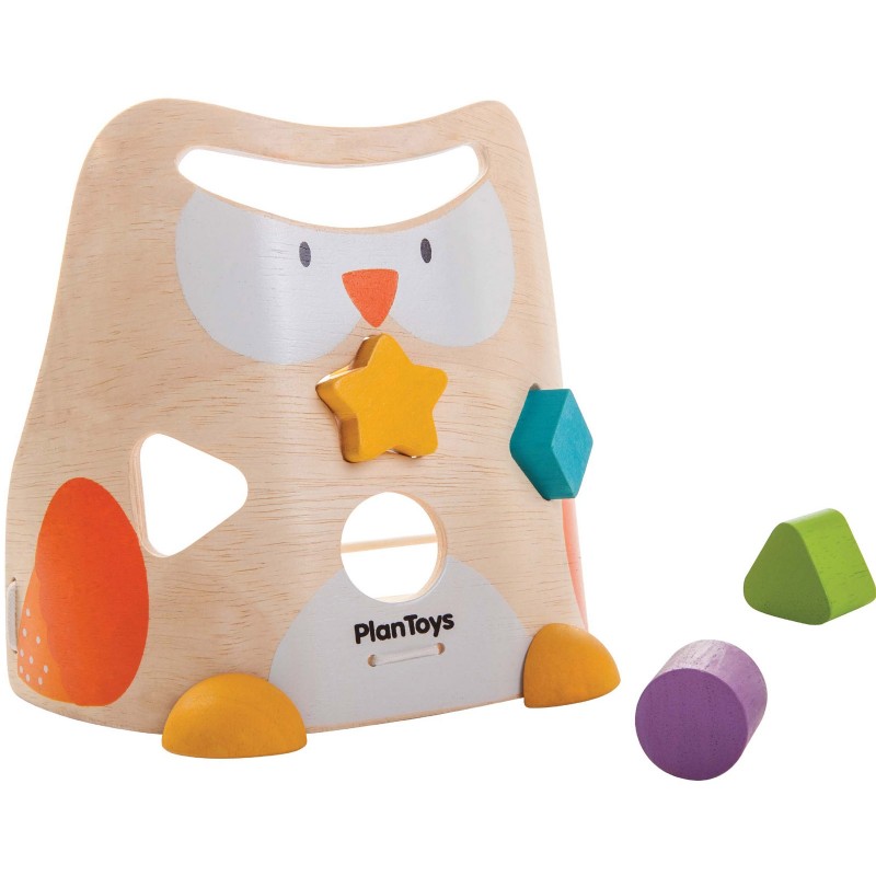 Trieur de formes Hibou Plan Toys