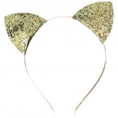 Serre tête Chat Or - Ratatam