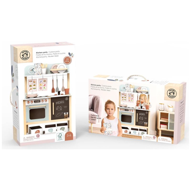 Cuisine party et 23 accessoires Speedy Monkey Packaging 5