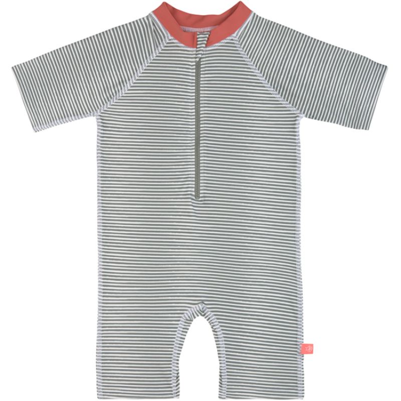 Combinaison anti-UV rayée col corail (3 ans) Lässig