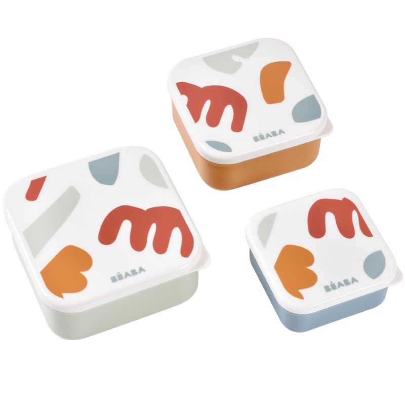 Set de 3 boîtes à goûter playful (0,5 L) Béaba Produit 4