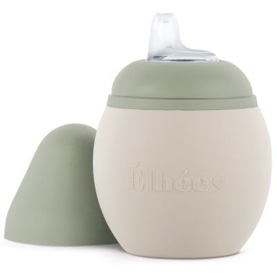 Gourde d'apprentissage Bubble Sand Sage Elhée