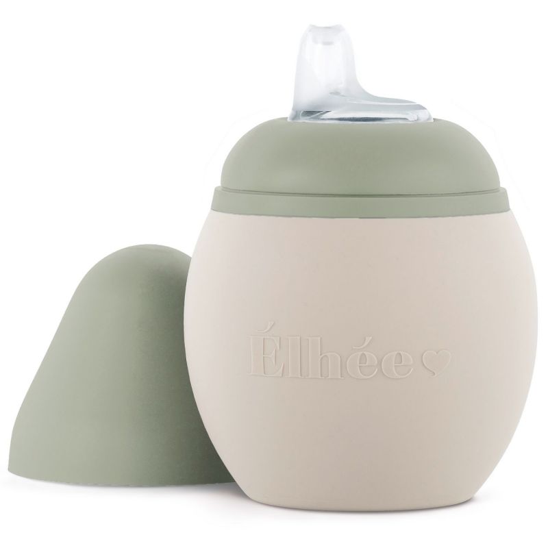 Gourde d'apprentissage Bubble Sand Sage Elhée Produit 1