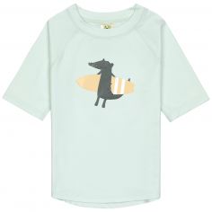 T-shirt anti-UV Crocodile vert écume (25-36 mois) - Lässig 