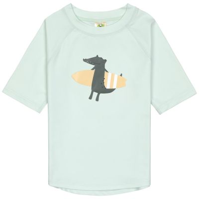 T-shirt anti-UV Crocodile vert écume (25-36 mois)