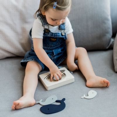 Puzzle en bois Baleine (6 pièces)