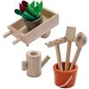 Brouette et accessoires du potager en bois Plan Toys Produit 2