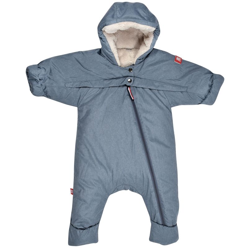 Combinaison pilote T-Zip bleu chiné (0-6 mois) Red Castle