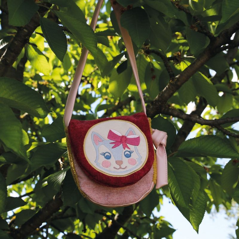 Sac bandoulière enfant Tchikis 3 Mme Chat L'oiseau bateau Ambiance 4