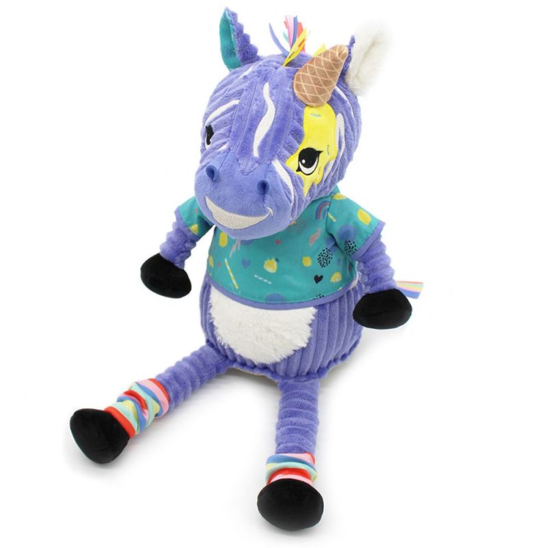 Peluche Original Kiprokos le zèbre (43 cm) Les Déglingos