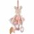 Variation Rose, crème du produit Souris d'activités à suspendre La petite école de danse de la marque Moulin Roty