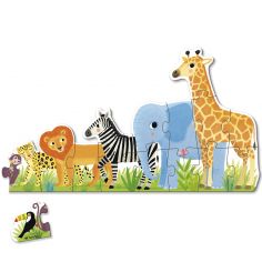 Puzzle Les animaux de la jungle XXL (16 pièces)